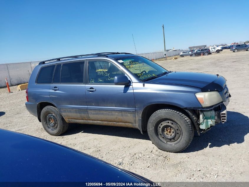 2004 Toyota Highlander VIN: JTEHP21A340009682 Lot: 12005694