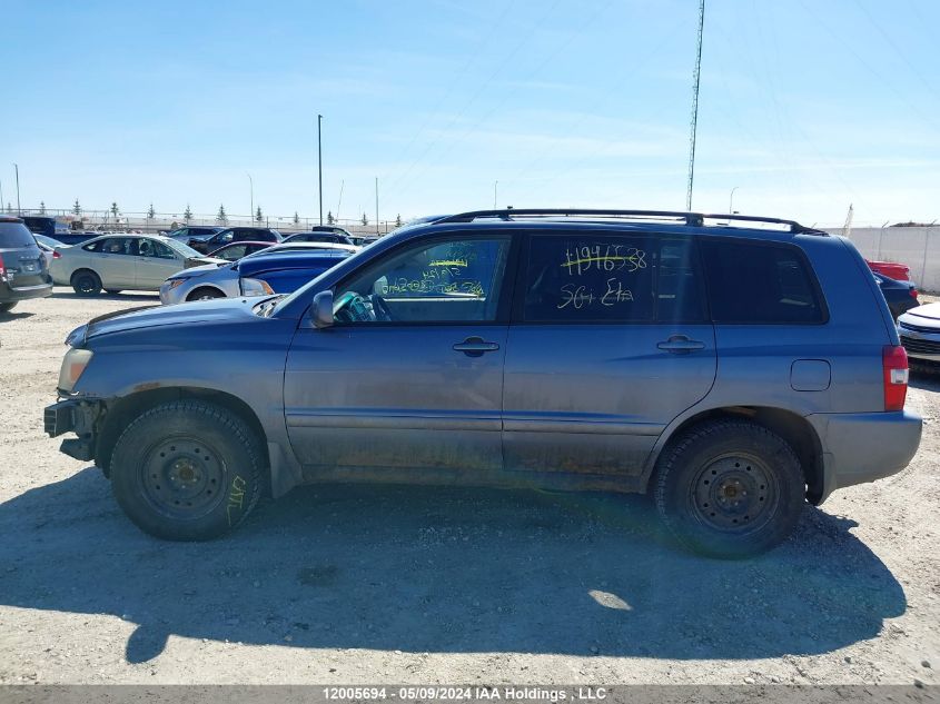 2004 Toyota Highlander VIN: JTEHP21A340009682 Lot: 12005694