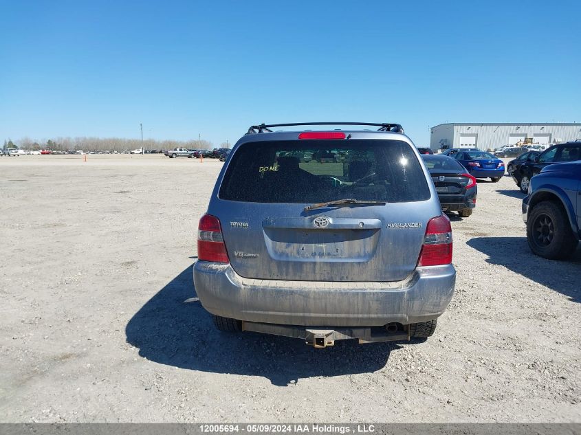 2004 Toyota Highlander VIN: JTEHP21A340009682 Lot: 12005694