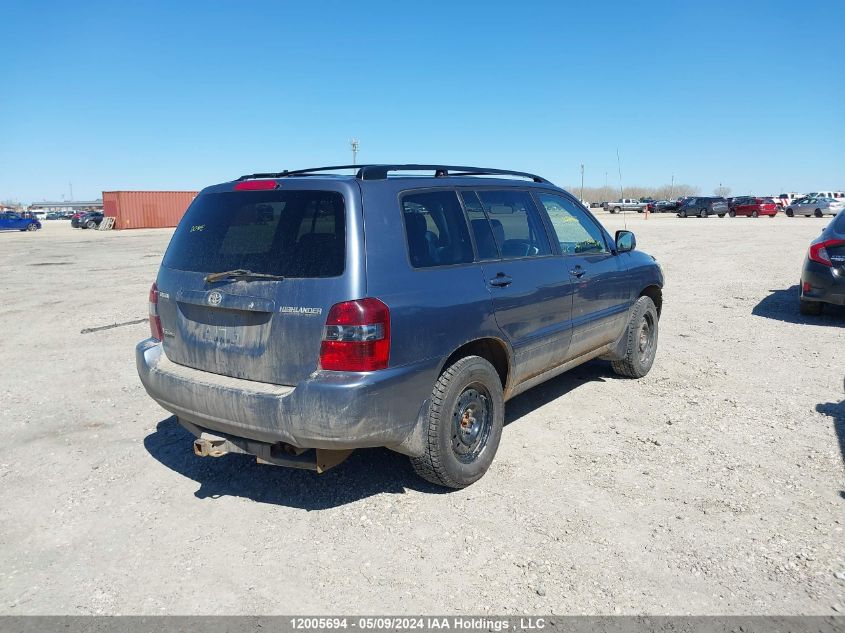 2004 Toyota Highlander VIN: JTEHP21A340009682 Lot: 12005694