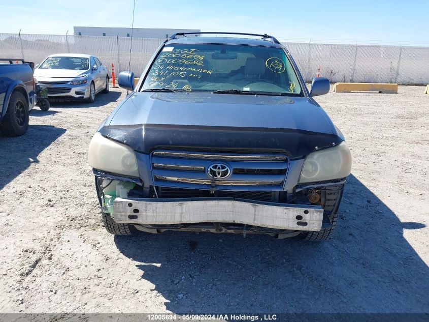 2004 Toyota Highlander VIN: JTEHP21A340009682 Lot: 12005694