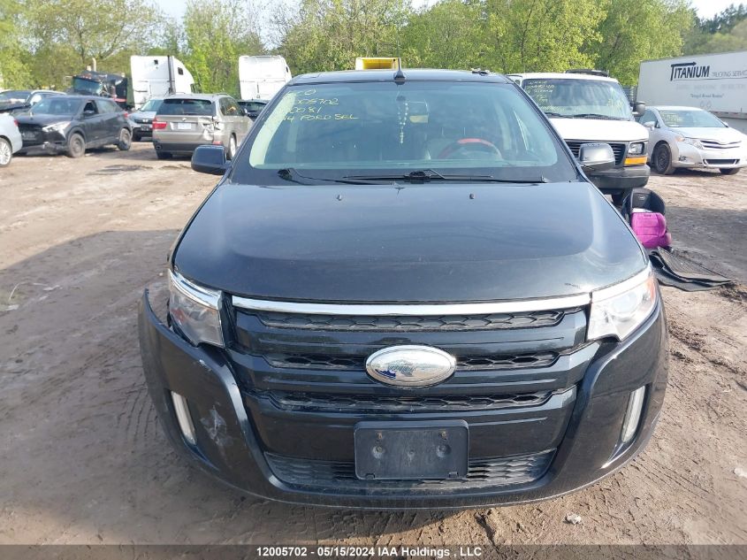 2014 Ford Edge Sel VIN: 2FMDK4JC6EBA00081 Lot: 12005702