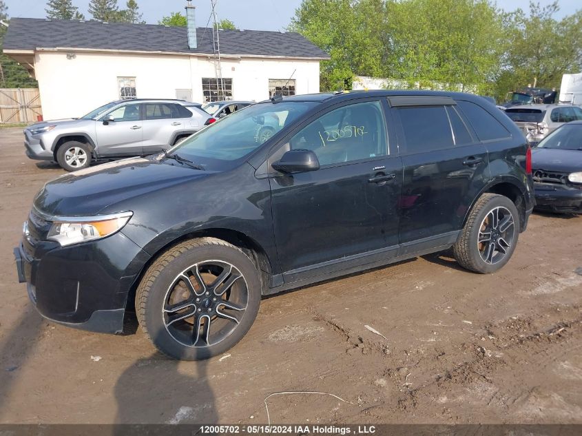 2014 Ford Edge Sel VIN: 2FMDK4JC6EBA00081 Lot: 12005702