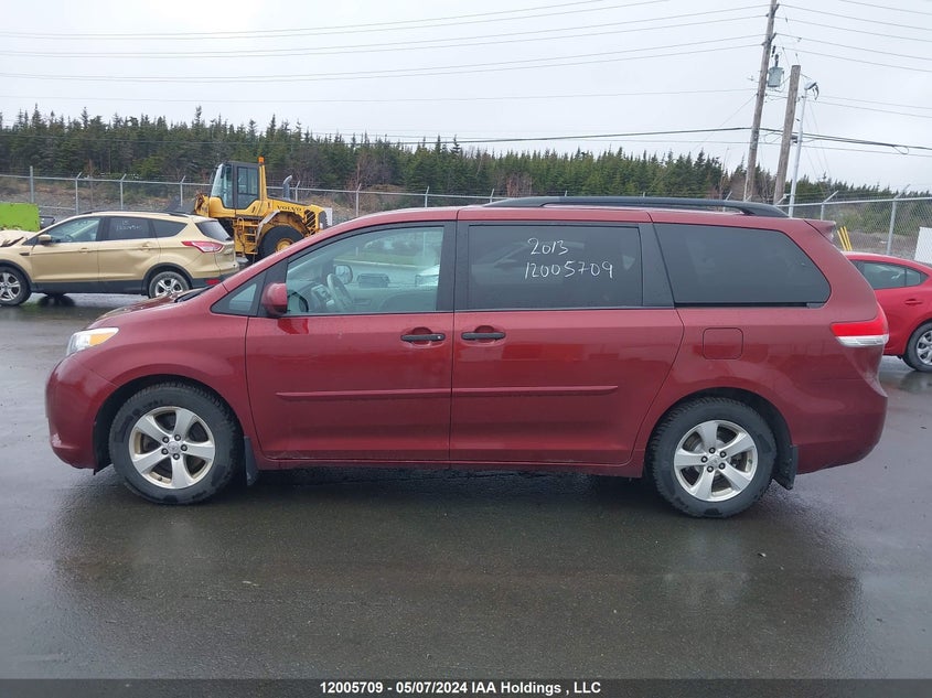 2013 Toyota Sienna VIN: 5TDZK3DC0DS345720 Lot: 12005709