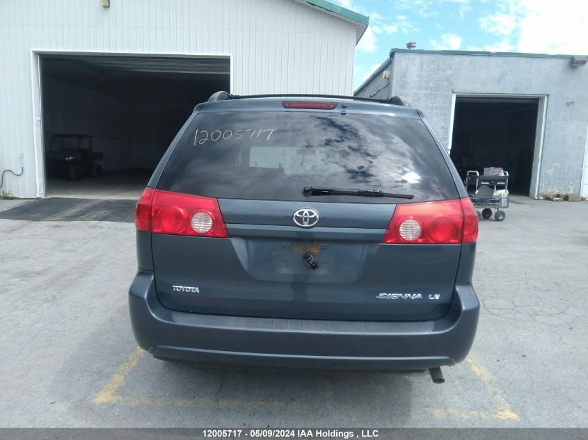 2008 Toyota Sienna Ce/Le VIN: 5TDZK23C48S216364 Lot: 12005717