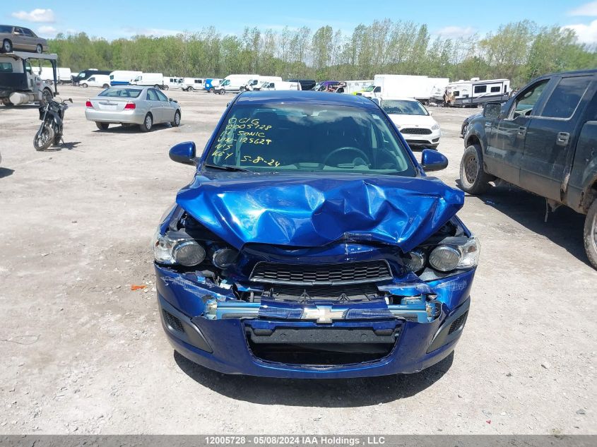 2014 Chevrolet Sonic VIN: 1G1JA6SH2E4125629 Lot: 12005728