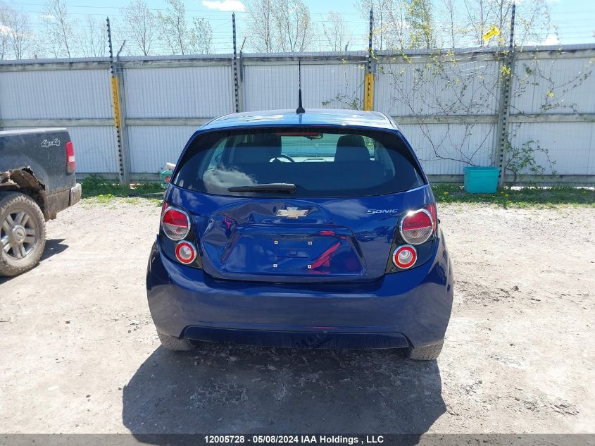 2014 Chevrolet Sonic VIN: 1G1JA6SH2E4125629 Lot: 12005728