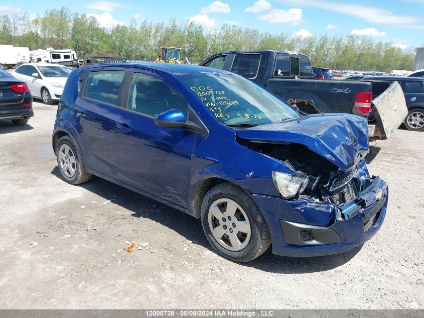 2014 Chevrolet Sonic VIN: 1G1JA6SH2E4125629 Lot: 12005728