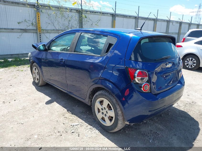 2014 Chevrolet Sonic VIN: 1G1JA6SH2E4125629 Lot: 12005728