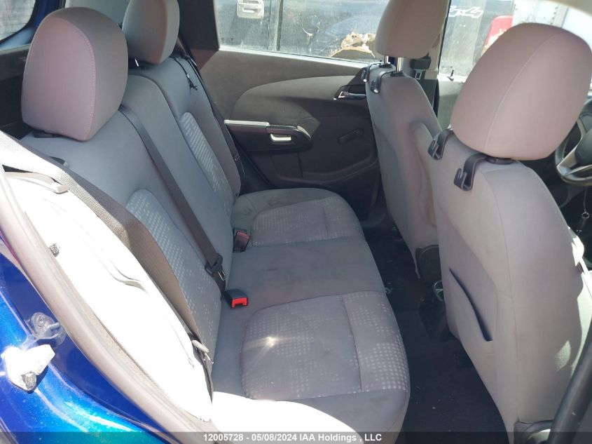 2014 Chevrolet Sonic VIN: 1G1JA6SH2E4125629 Lot: 12005728