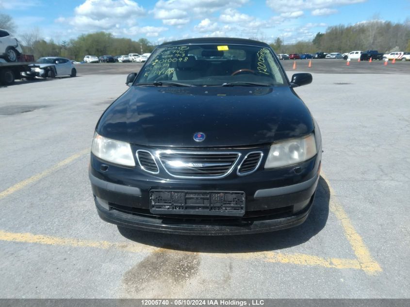 2005 Saab 9-3 VIN: YS3FD75YX56010098 Lot: 12005740