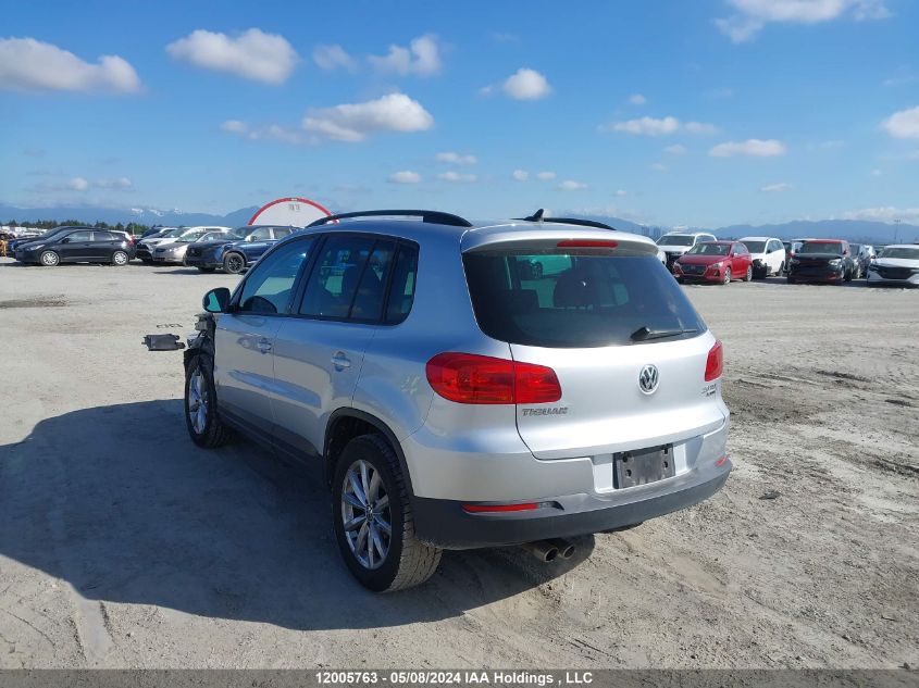 2017 Volkswagen Tiguan VIN: WVGNV7AX1HK036920 Lot: 12005763