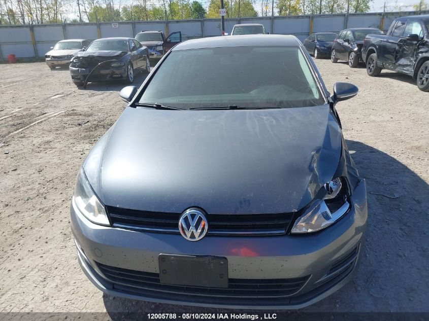 2015 Volkswagen Golf VIN: 3VW117AU5FM030691 Lot: 12005788