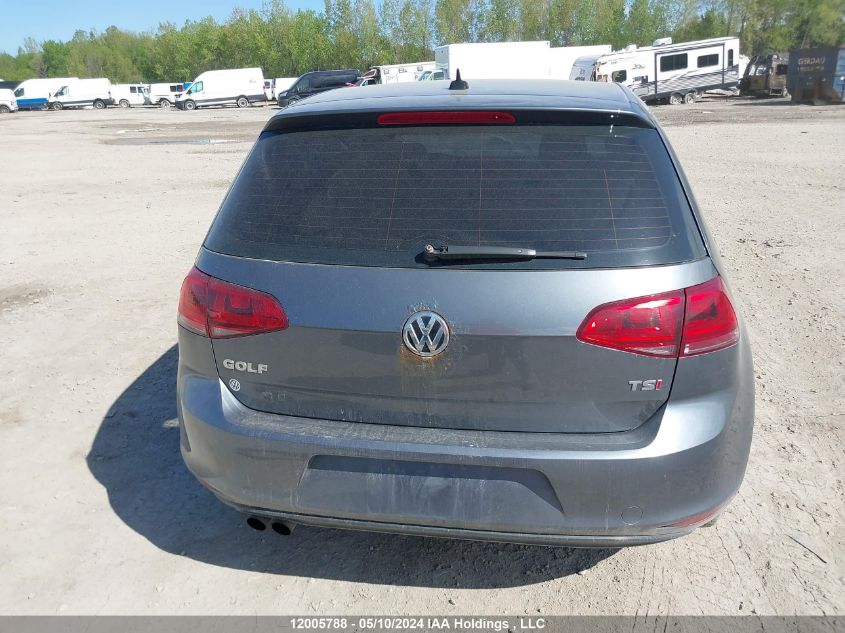 2015 Volkswagen Golf VIN: 3VW117AU5FM030691 Lot: 12005788