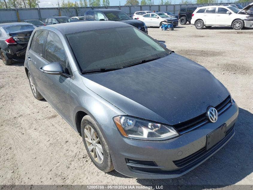 2015 Volkswagen Golf VIN: 3VW117AU5FM030691 Lot: 12005788