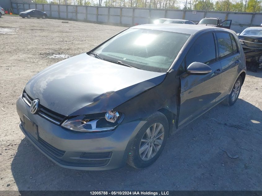 2015 Volkswagen Golf VIN: 3VW117AU5FM030691 Lot: 12005788