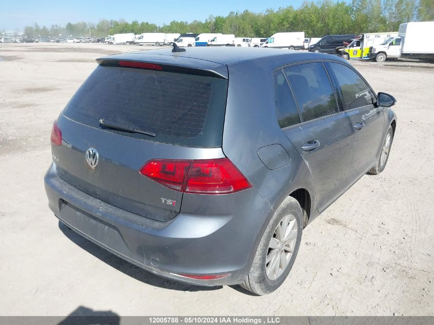 2015 Volkswagen Golf VIN: 3VW117AU5FM030691 Lot: 12005788