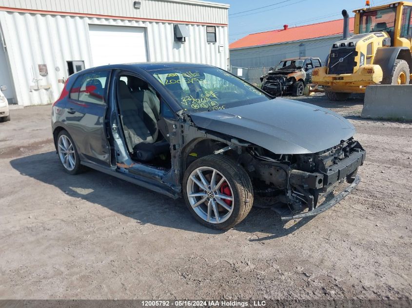 2022 Volkswagen Golf Gti VIN: WVWV87CD1NW212609 Lot: 12005792