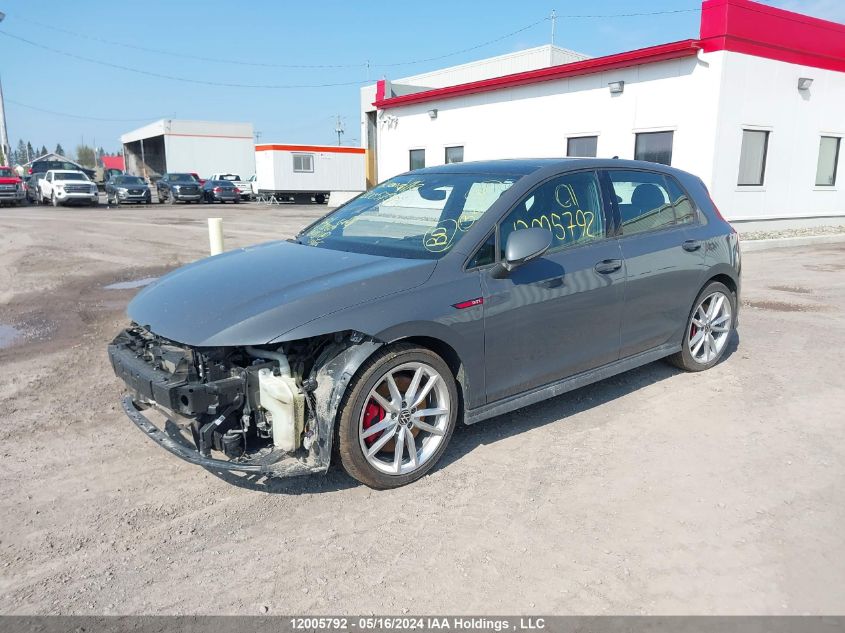 2022 Volkswagen Golf Gti VIN: WVWV87CD1NW212609 Lot: 12005792