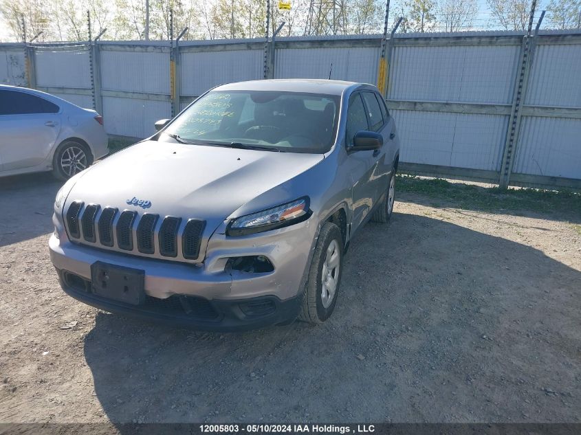 2016 Jeep Cherokee Sport VIN: 1C4PJLAB8GW303743 Lot: 12005803