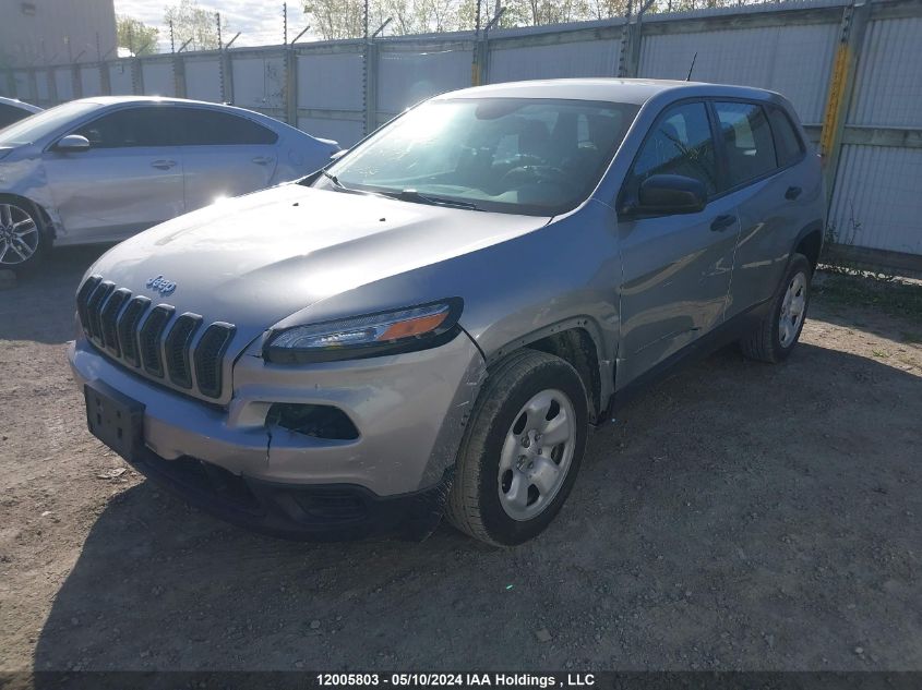 2016 Jeep Cherokee Sport VIN: 1C4PJLAB8GW303743 Lot: 12005803