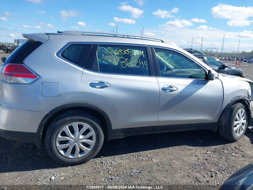 2016 Nissan Rogue VIN: 5N1AT2MTXGC886599 Lot: 12005817