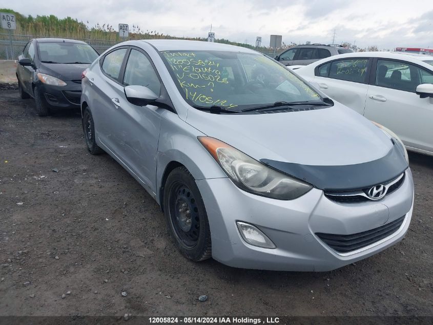 2011 Hyundai Elantra VIN: 5NPDH4AE1BH015026 Lot: 12005824