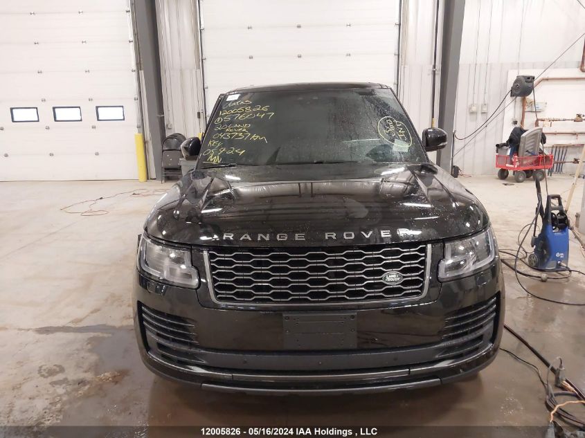 2020 Land Rover Range Rover VIN: SALGS5SE2LA576047 Lot: 12005826