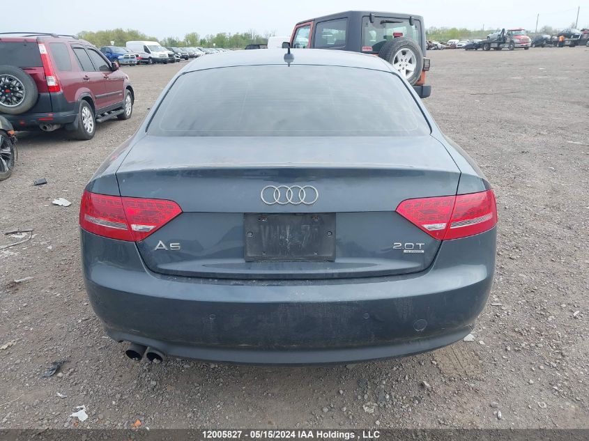 2011 Audi A5 Premium Plus VIN: WAULFAFR5BA075861 Lot: 12005827