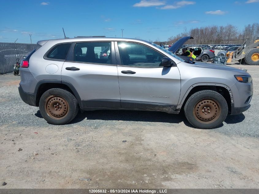 2019 Jeep Cherokee Sport VIN: 1C4PJMAXXKD436297 Lot: 12005832