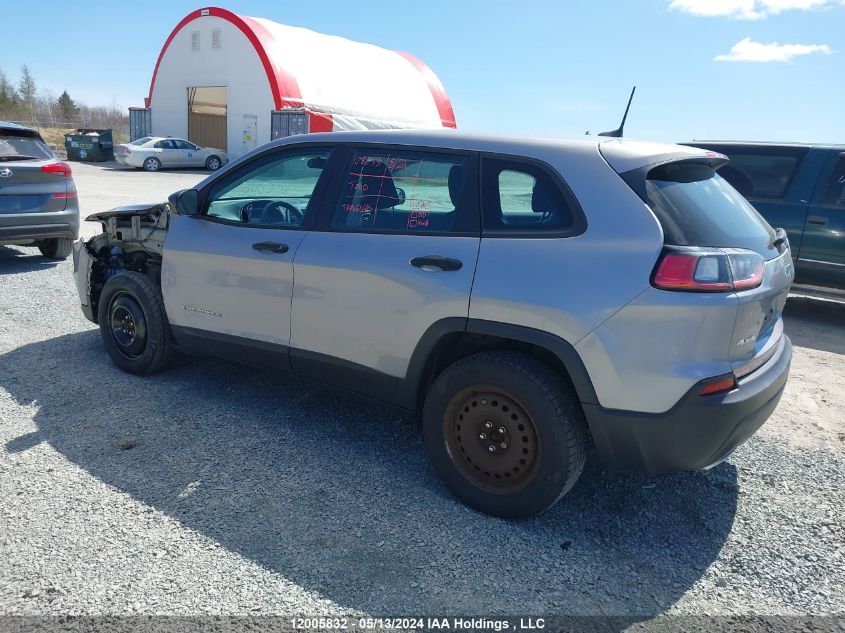 2019 Jeep Cherokee Sport VIN: 1C4PJMAXXKD436297 Lot: 12005832