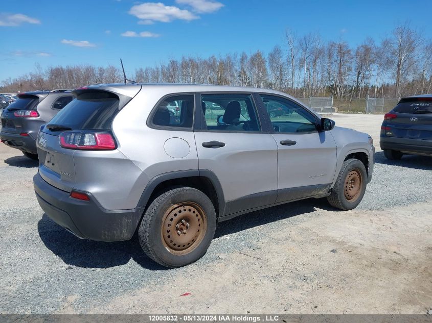 2019 Jeep Cherokee Sport VIN: 1C4PJMAXXKD436297 Lot: 12005832