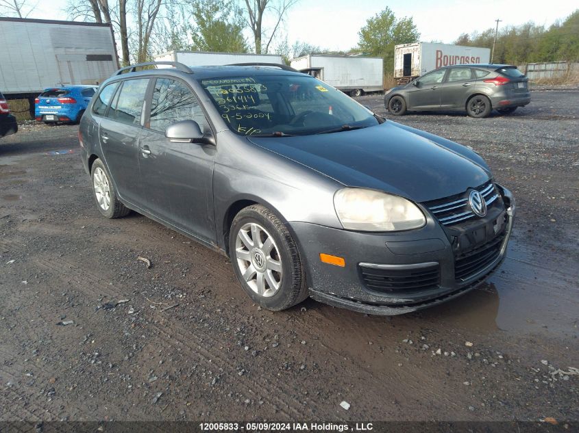 2009 Volkswagen Jetta Wagon VIN: 3VWKL81K69M261414 Lot: 12005833