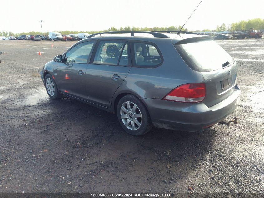 2009 Volkswagen Jetta Wagon VIN: 3VWKL81K69M261414 Lot: 12005833