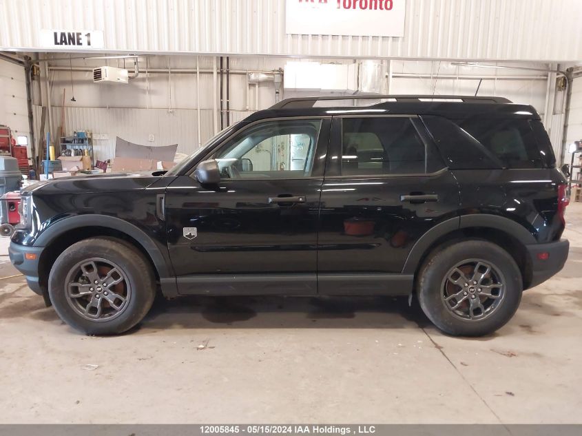 2021 Ford Bronco Sport Big Bend VIN: 3FMCR9B60MRA41500 Lot: 12005845