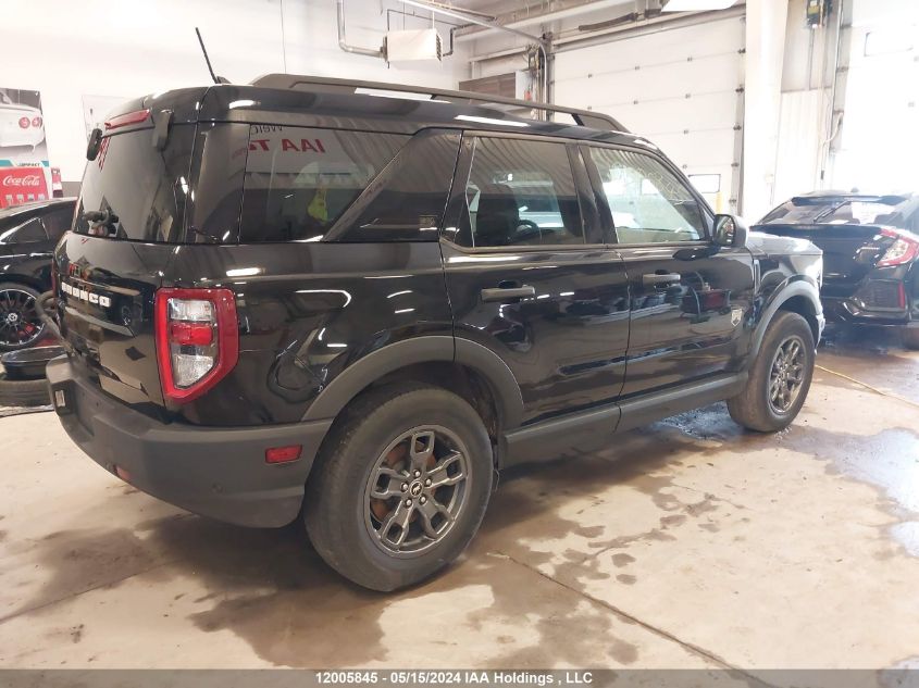 2021 Ford Bronco Sport Big Bend VIN: 3FMCR9B60MRA41500 Lot: 12005845