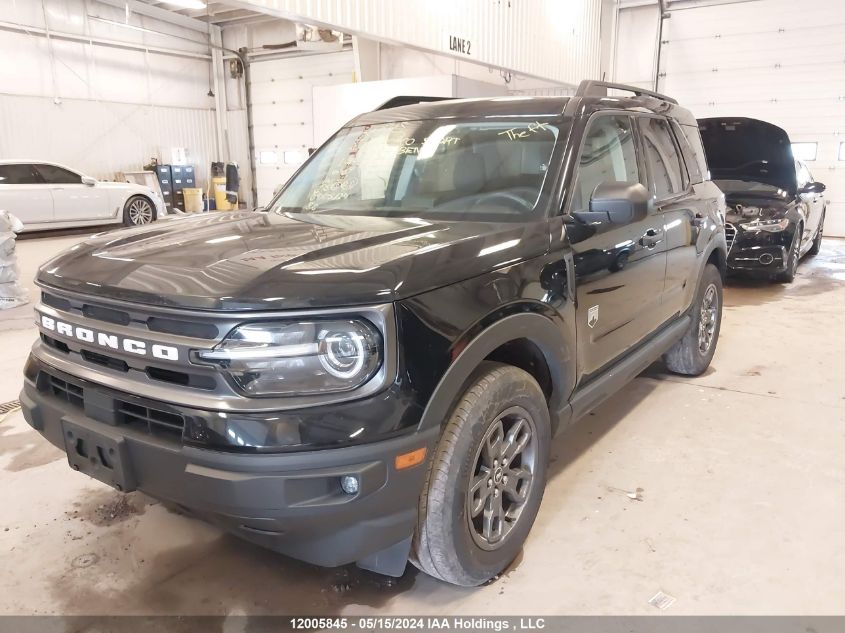 2021 Ford Bronco Sport Big Bend VIN: 3FMCR9B60MRA41500 Lot: 12005845