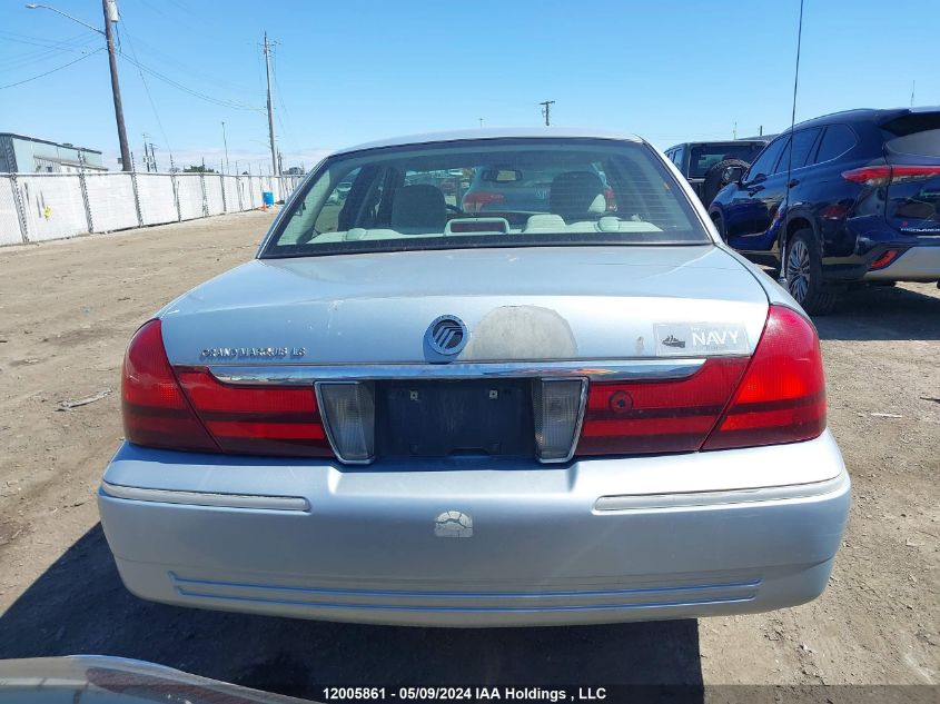 2005 Mercury Grand Marquis Ls VIN: 2MEHM75W65X615611 Lot: 12005861