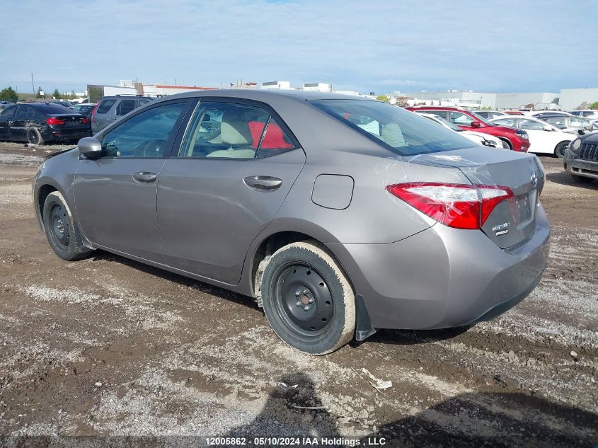 2015 Toyota Corolla L/Le/Le Pls/Prm/S/S Pls VIN: 2T1BURHE9FC328727 Lot: 12005862