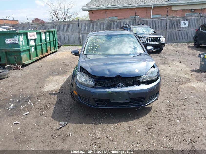 2013 Volkswagen Golf VIN: WVWCA7AJ4DW103872 Lot: 12005863