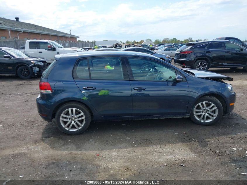 2013 Volkswagen Golf VIN: WVWCA7AJ4DW103872 Lot: 12005863
