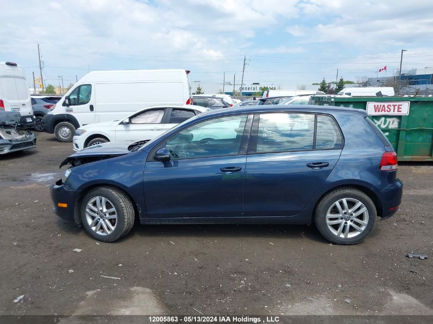 2013 Volkswagen Golf VIN: WVWCA7AJ4DW103872 Lot: 12005863