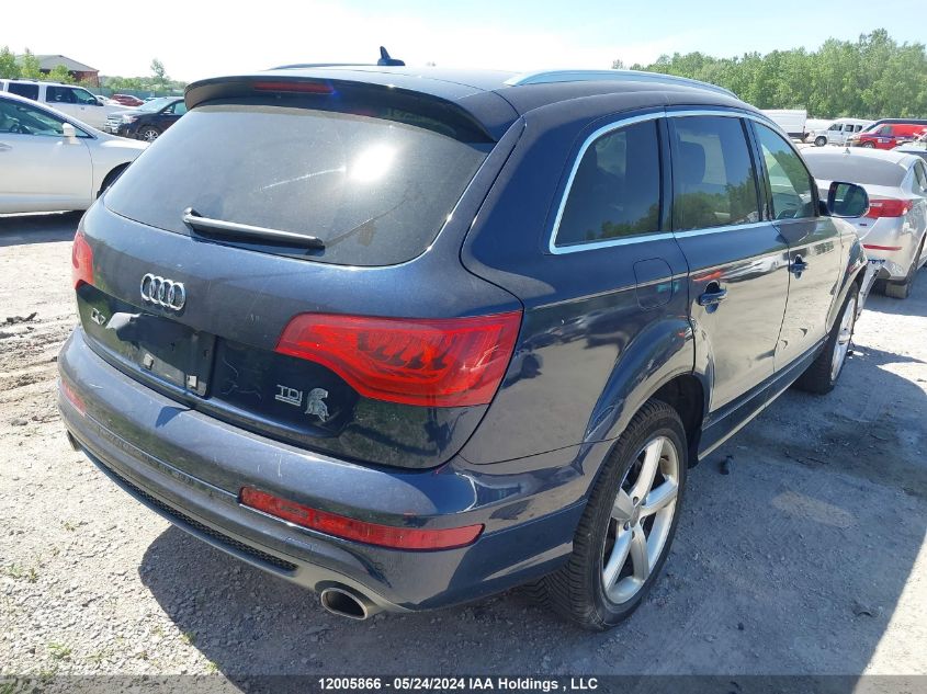 2013 Audi Q7 VIN: WA1MMCFE4DD016916 Lot: 12005866