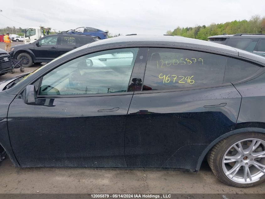 2023 Tesla Model Y VIN: LRWYGDFD2PC967246 Lot: 12005879
