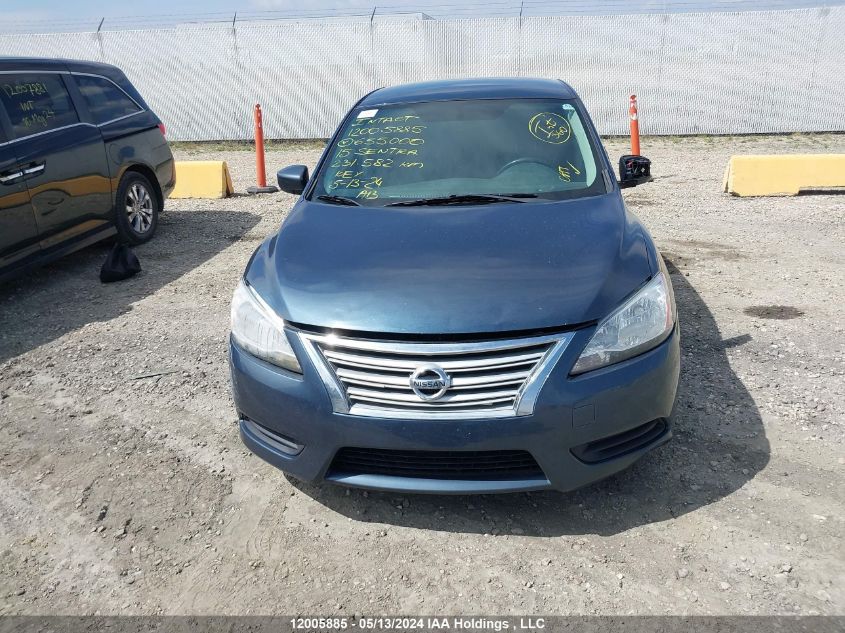 2015 Nissan Sentra VIN: 3N1AB7AP5FL655000 Lot: 12005885