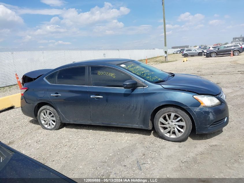 2015 Nissan Sentra VIN: 3N1AB7AP5FL655000 Lot: 12005885