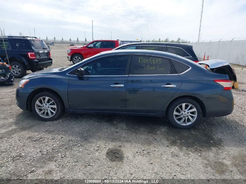 2015 Nissan Sentra VIN: 3N1AB7AP5FL655000 Lot: 12005885
