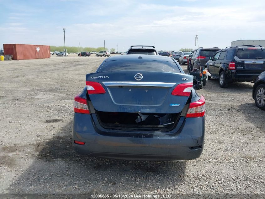 2015 Nissan Sentra VIN: 3N1AB7AP5FL655000 Lot: 12005885