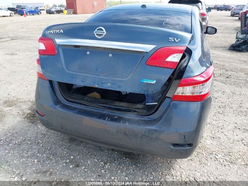 2015 Nissan Sentra VIN: 3N1AB7AP5FL655000 Lot: 12005885