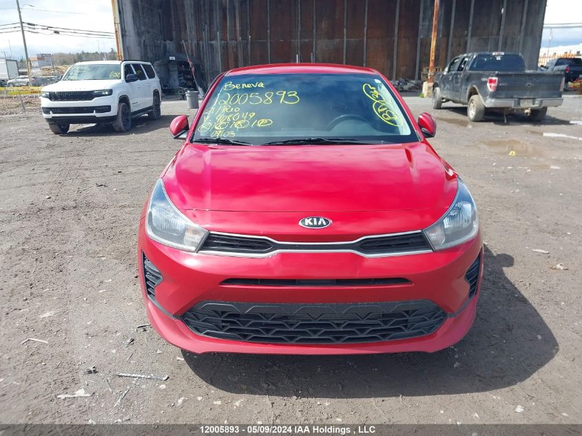 2021 Kia Rio 5-Door VIN: 3KPA25AD5ME408049 Lot: 12005893